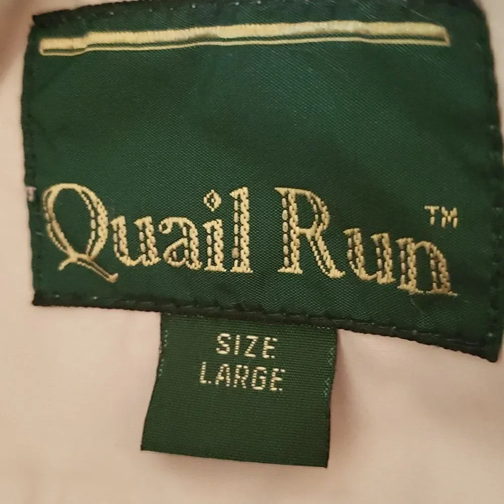Very Nice Vintage Quail Run Snowboard / Ski Jacket Sz L Very Warm!